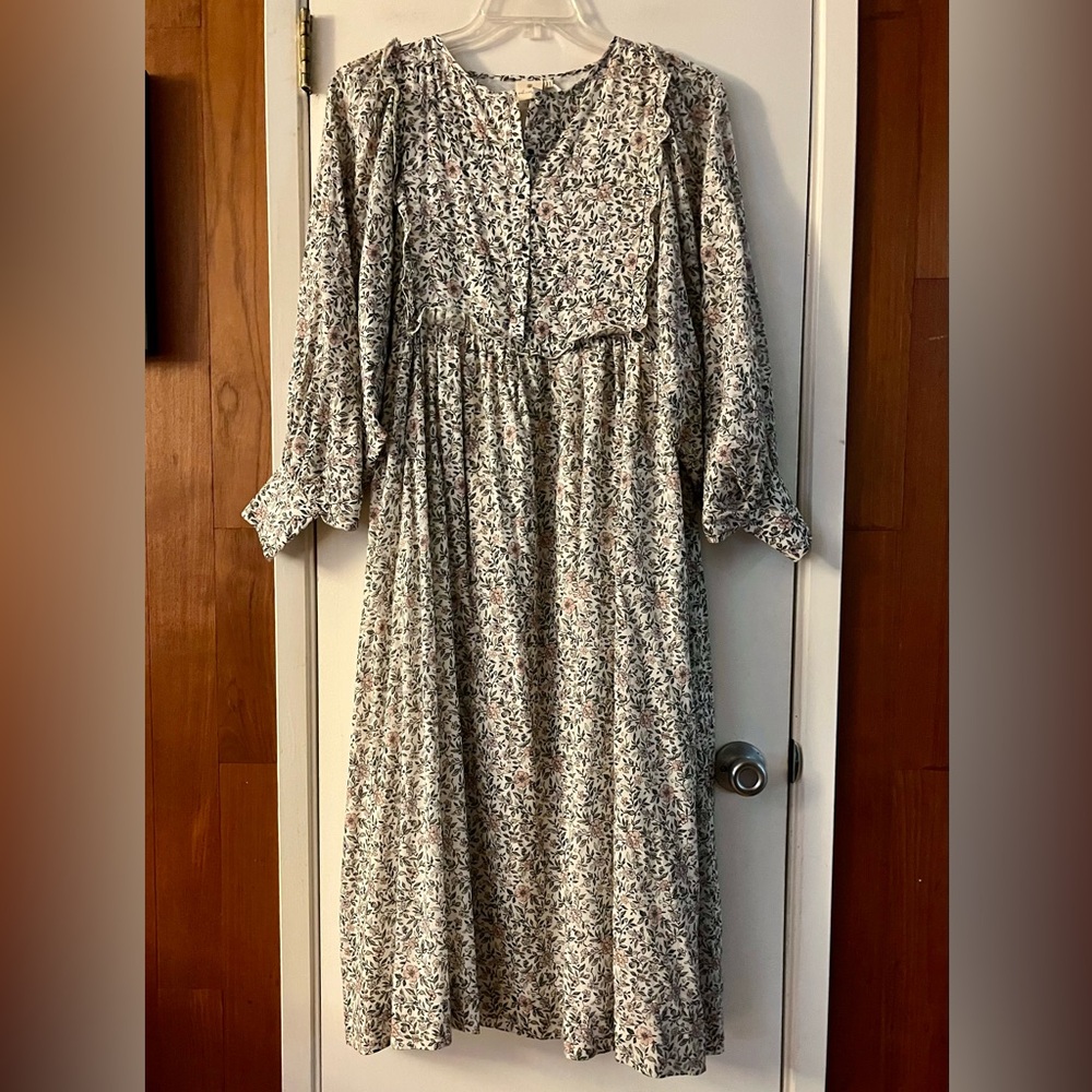 Oak Meadow Floral Midi Dress